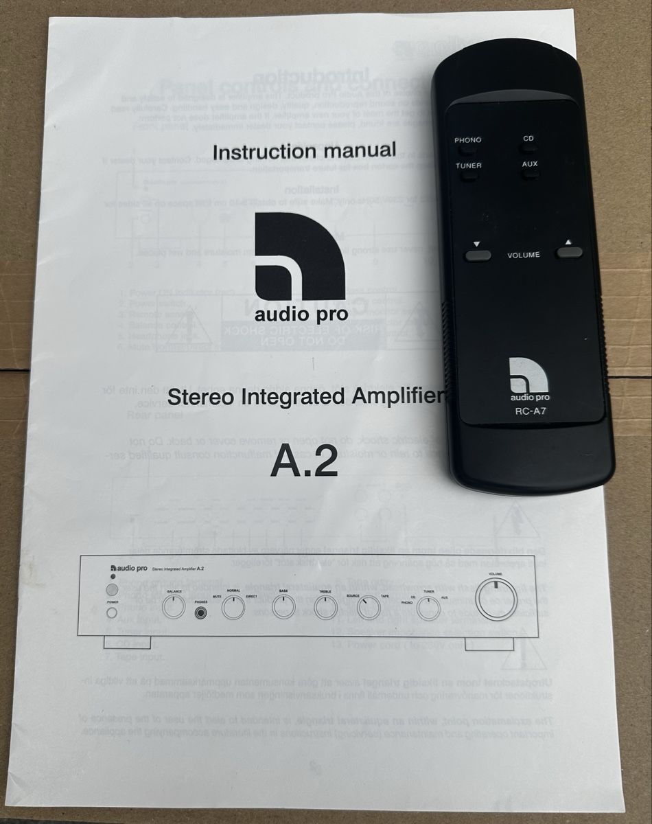Amplificatori: Audio Pro A.2 Stereo Integrated Amplifier – Usato da Zürich venduto da deftwow 5