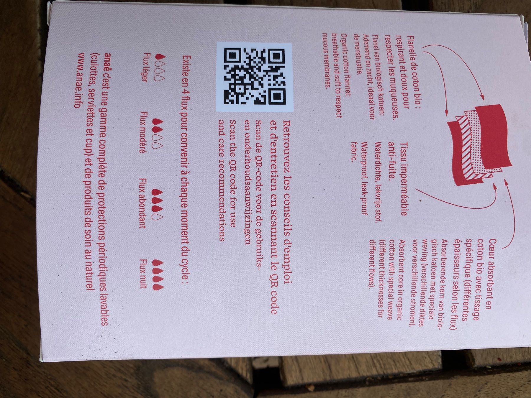 Altra biancheria intima: 2 Stück Nachtstoffbinden Anae – Nuovo e nell'imballaggio originale da Vernate venduto da RubyDays 1