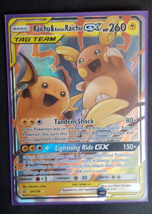 Raichu & Alolan Raichu GX Tag Team Kaufen auf Ricardo