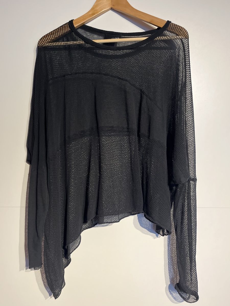 Pullover Lagenkook Studio b3 schwarz Baumwolle Design langar