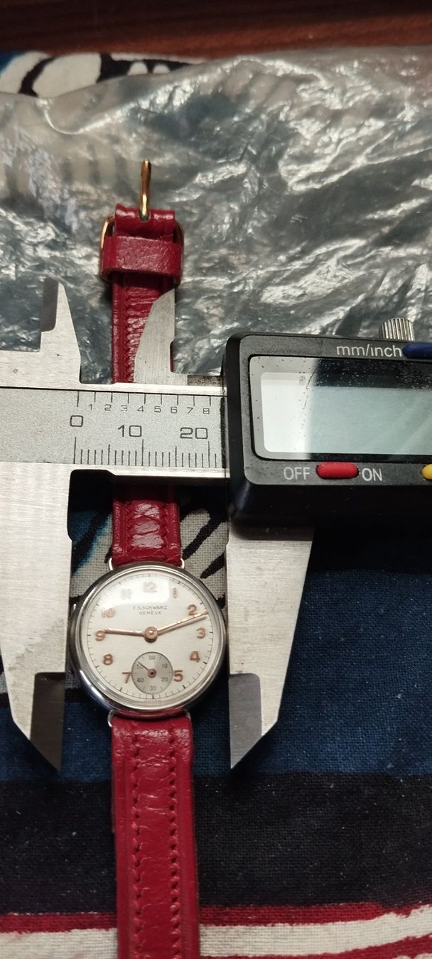 Orologi: Montre en argent Schwartz Genève – Usato da La Chaux-de-Fonds venduto da jac_9llg 8