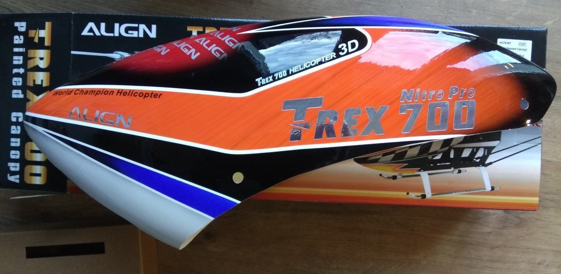 Align Modellismo RC: ALIGN T-REX 700 NITRO PAINTED   HAUBE – Nuovo e nell'imballaggio originale da Wolfhausen venduto da Didileo 4