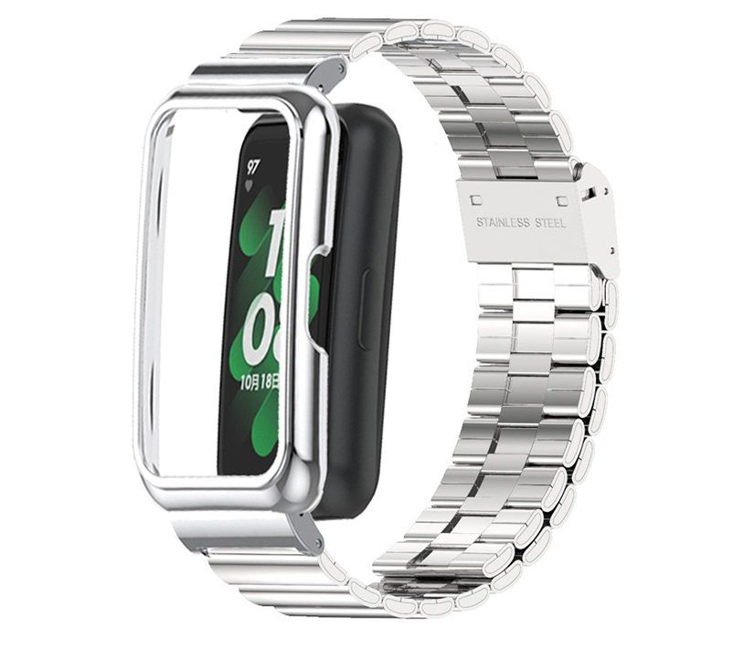 Huawei Smartwatch: Armband Bande Edelstahl Inox für Huawei Band 6 7 8 9 10 – Neu und originalverpackt aus Lausanne von WATCH-WORLD