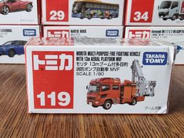 Tomica #119 Morita multi purpose Fire 13m fighting Vehicule