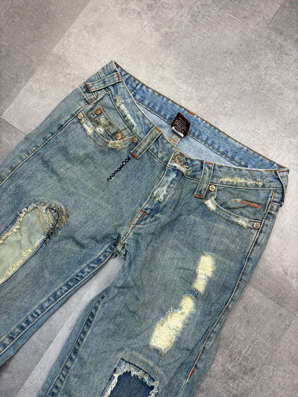 True Religion Jeans: True Religion Bootcut Flared Jeans - Grösse M/30 – Usato da Werdenberg venduto da hase.vintage 3