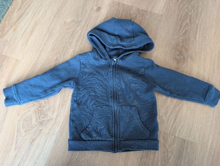 Jacke mit Reissverschluss, Grösse 86, blau