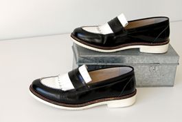 Navyboot Damenschuhe / Kiltie Loafer, Mokassins / Gr.39