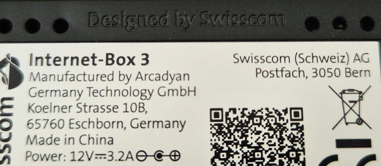Swisscom Modem & Router: SWISSCOM Internetbox 3 mit Garantie – Usato da Mettendorf TG venduto da Ricardo-Bazar 3