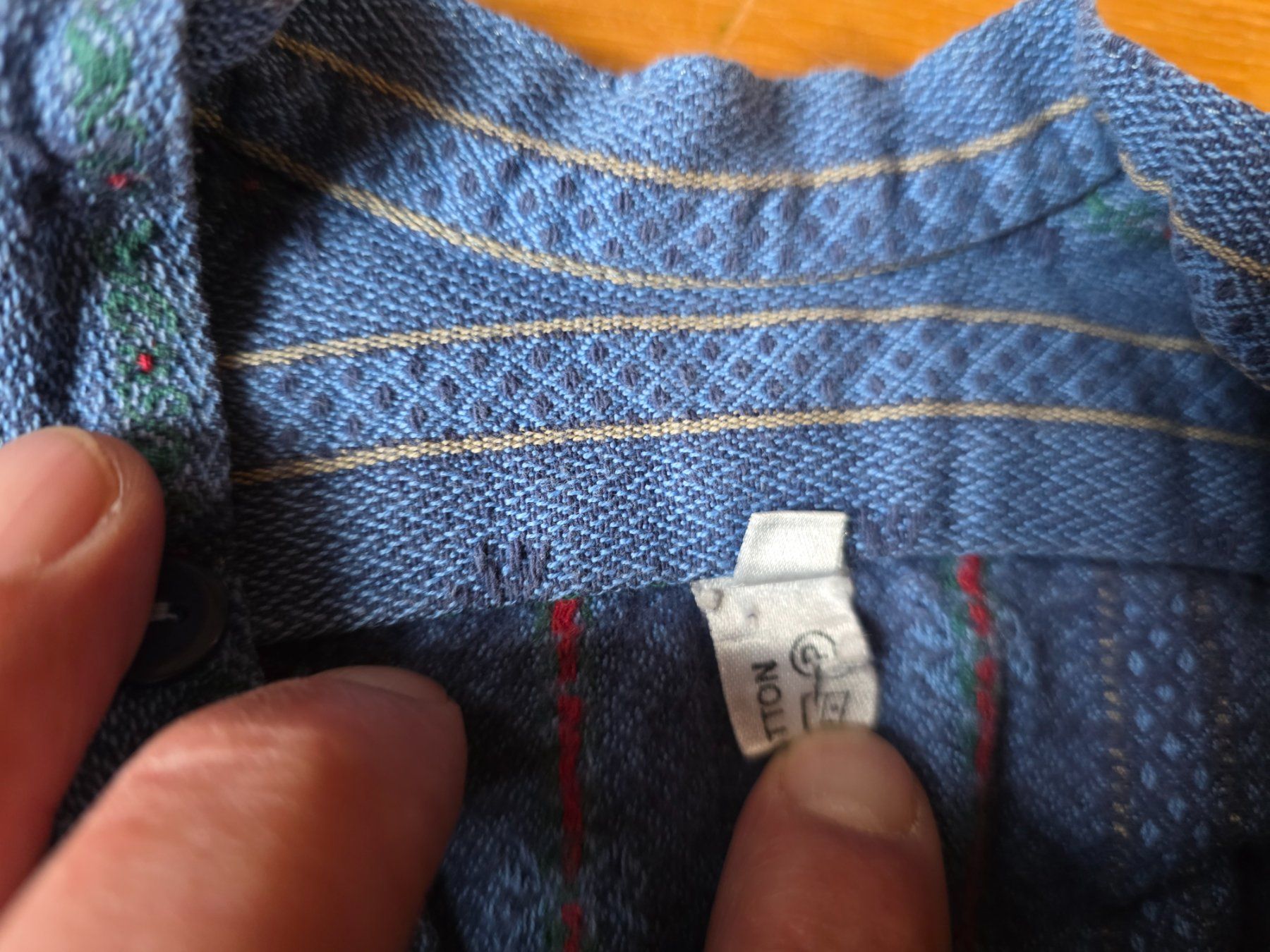 Camicie, T-shirt & Polo: Kinder Edelweiss Sennen Hemd Bluse Chutteli - 104 – Usato da Walterswil BE venduto da Lonitti 3
