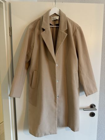 Manteau beige tendance mi-saison - Tailleur M - Parfait!