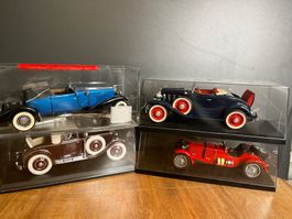 4 seltene Auto-Klassiker, Sammlermodelle