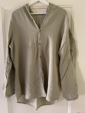 Musselin Hemd mit Kapuze Gr. L Neu