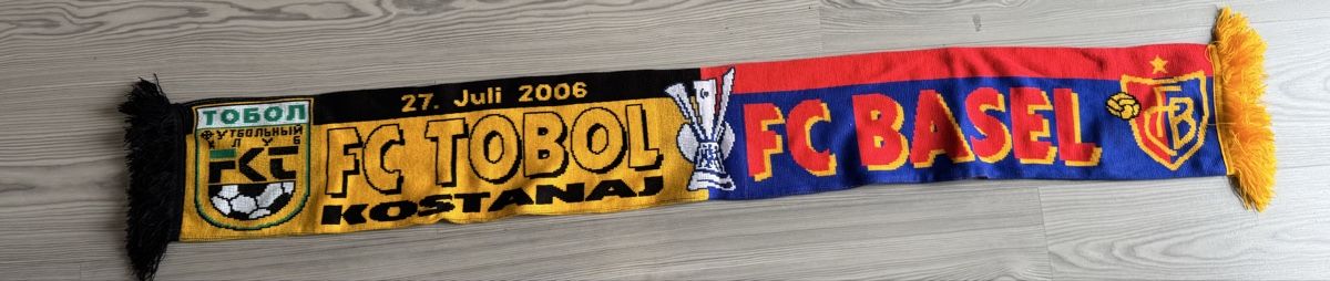 FC Basel Foulard & Sciarpe: Fc Basel Uefa Cup Quali Schal – Usato da Lenzburg venduto da Meister_k 1