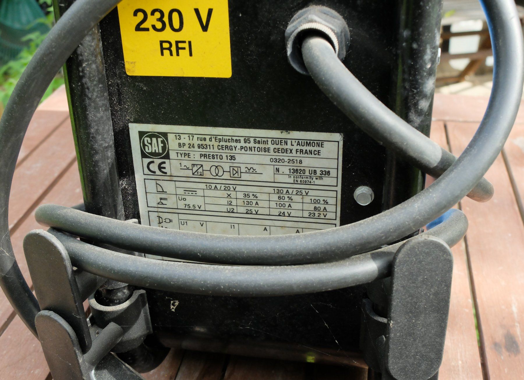 Oerlikon Saldatori: Elektroden-Schweissgerät, Elektroden – Usato da Hagendorn venduto da Versaboss 2