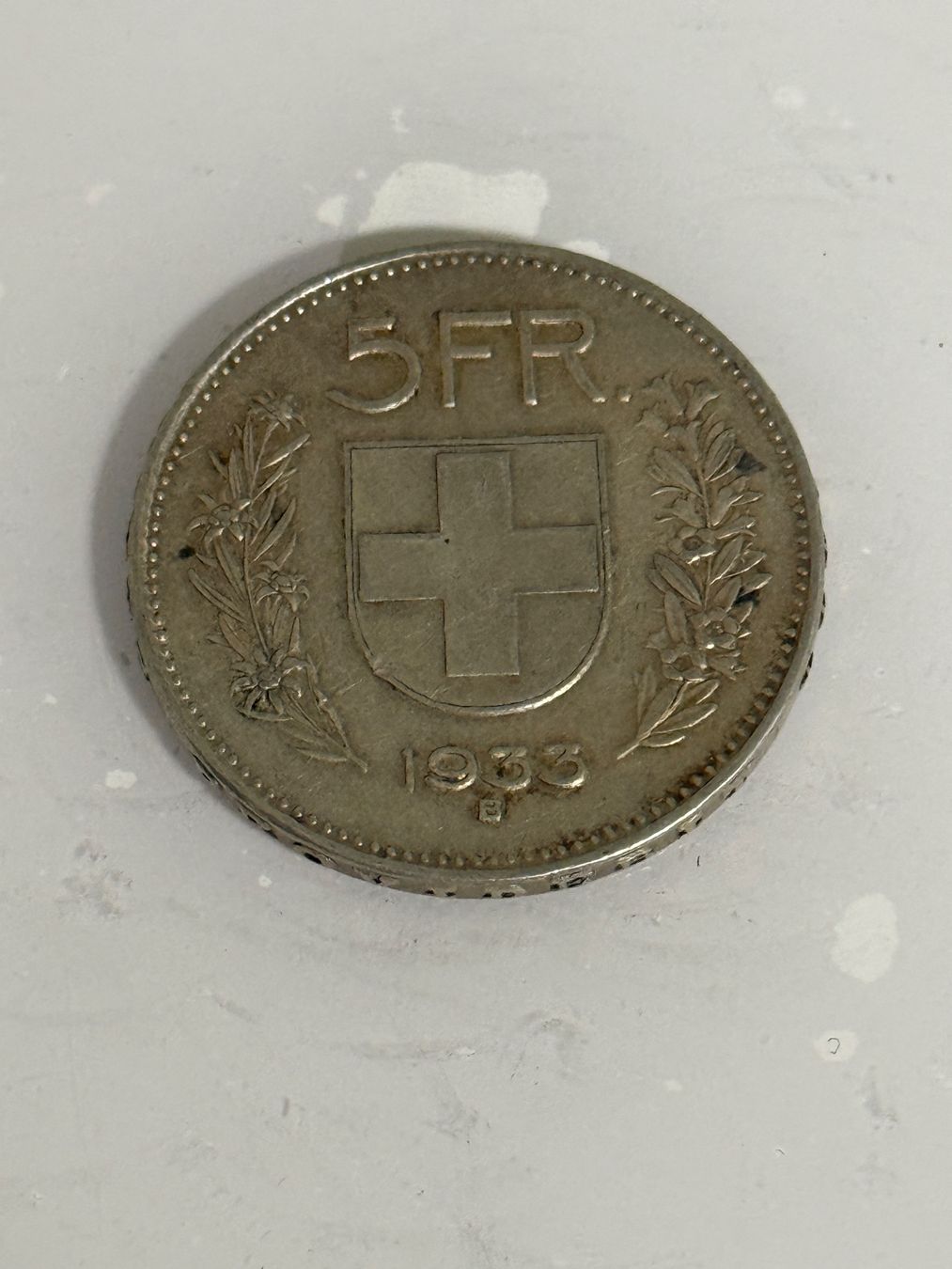 Tutti le monete: 5 Franken 1933  Silber – Usato da Wallisellen venduto da SWISS_SILVER1 1
