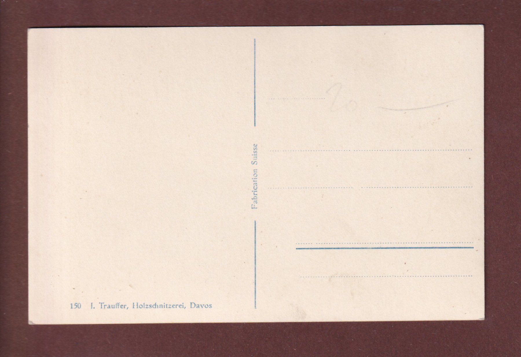 Cartoline postali: DAVOS - Teilansicht – Usato da Pully venduto da nicecards 1