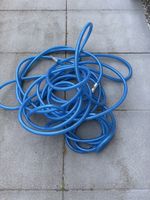 Tuyau d'air comprimé bleu avec raccords 10m