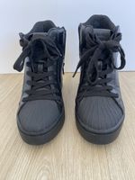 Schwarze Keilabsatz Sneaker, Grösse 35, Top Zustand!