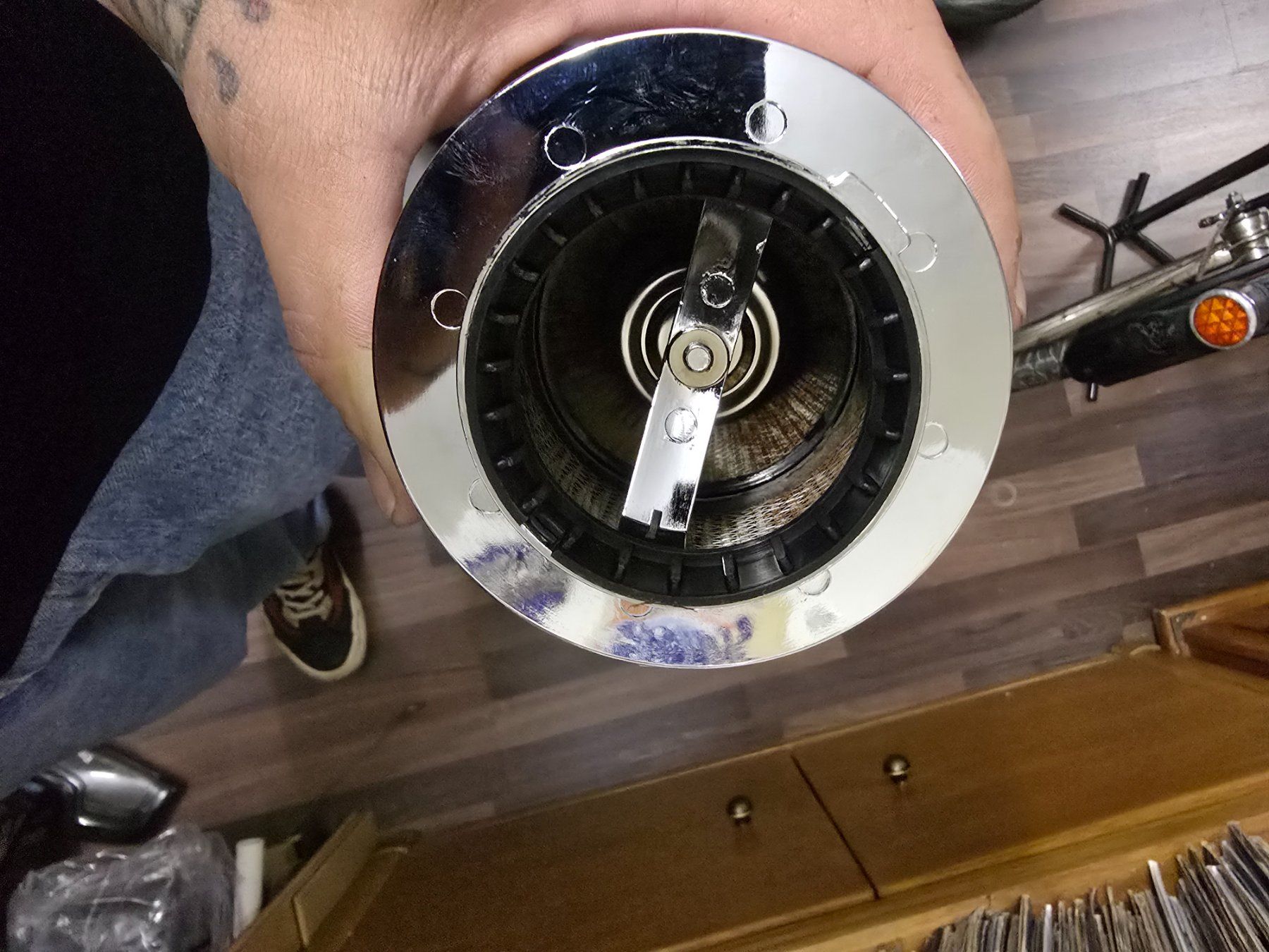 Alle Autoersatzteile: Oldtimer Luftfilter – Gebraucht aus Hüntwangen von Scarciglias-Antiques 3