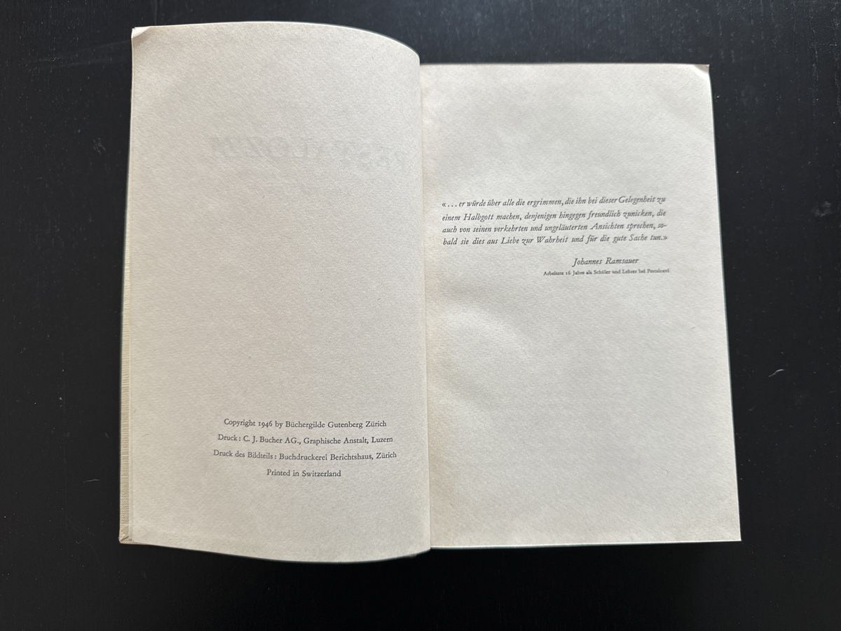 Libri: PESTALOZZI – Usato da Erstfeld venduto da Uhu1980 1