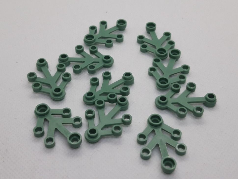 Lego Giocattoli: Lego 10 Stk. small Limb Element (sand green) – Nuovo e nell'imballaggio originale da Inwil venduto da Dokyiioto 1