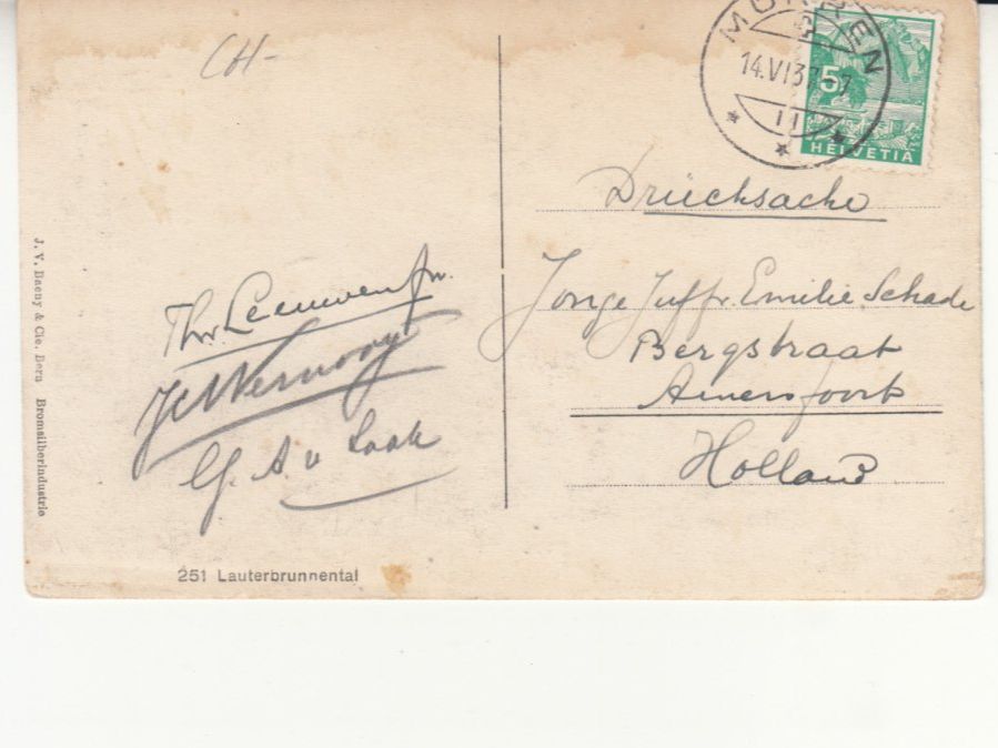 Cartes postales: Lauterbrunnental 1937 – D'occasion à Bürglen TG par StampGraf 1
