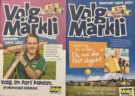 Volg Märkli 2 volle Sammelkarten mit je 1000 Punkten