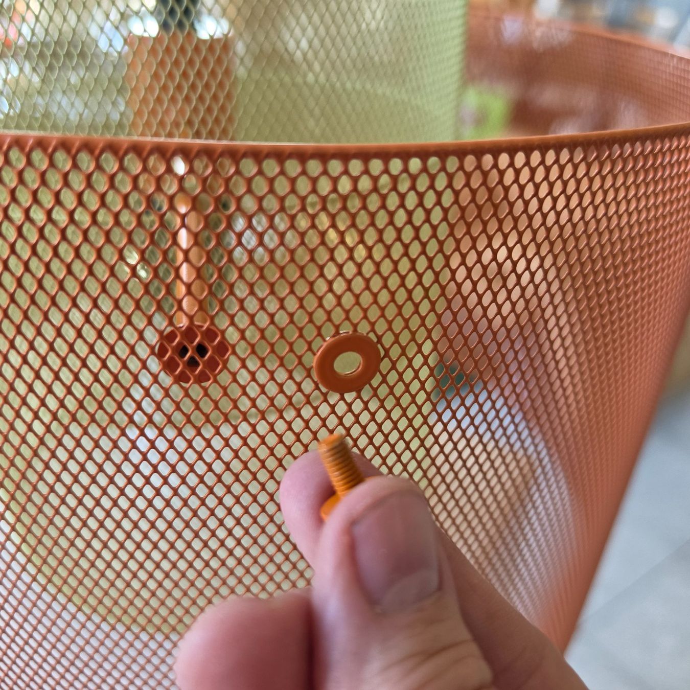 Lampadari & plafoniere: Drahtgitter Designerlampe Hängelampe Deckenleuchte – Usato da Nottwil venduto da Wondewa-Shop 5