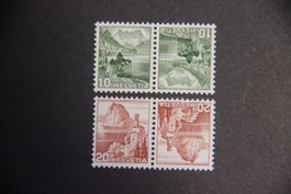 Schweiz 1948 - Stichtiefdruck - Landschaften**