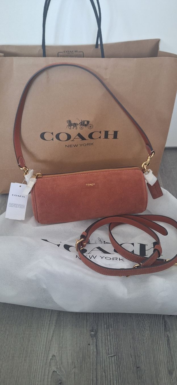 Coach Borse: Coach barrel bag clay – Nuovo e nell'imballaggio originale da Wilen b. Wollerau venduto da kat_35