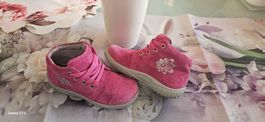Pinke Lauflernschuhe, Grösse 25, Wildleder, Top Zustand!