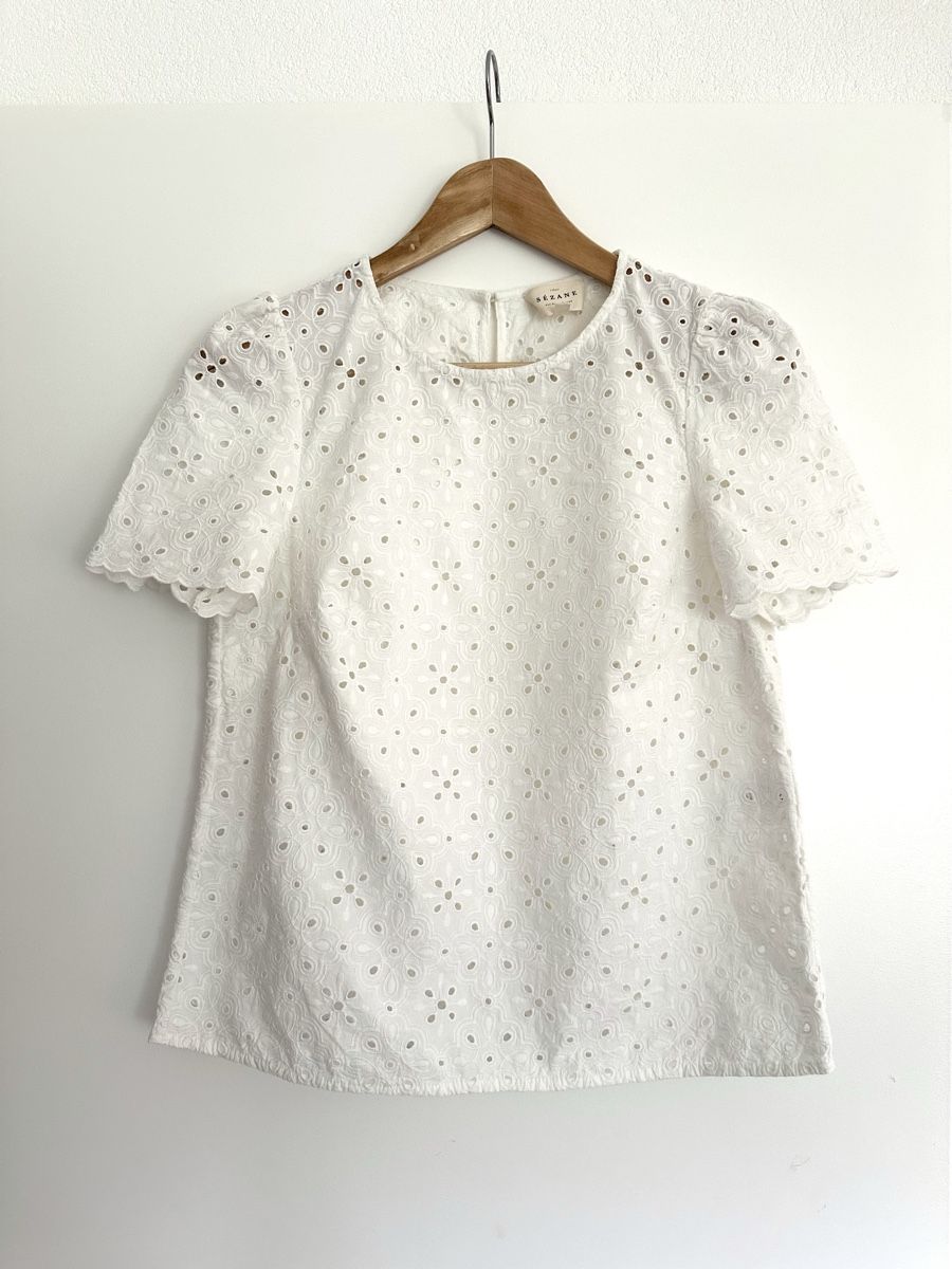 Sezane Blusen: Sézane Weisse Bluse Annabelle Gr.38 – Neu (gemäss Beschreibung) aus La Tour-de-Peilz von Sezanette_and_Cie 1