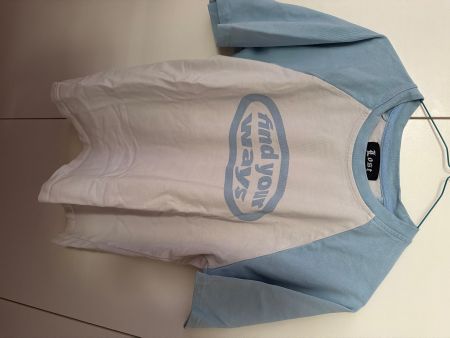 T-shirt Lost Boys bicolore blanc/bleu taille S