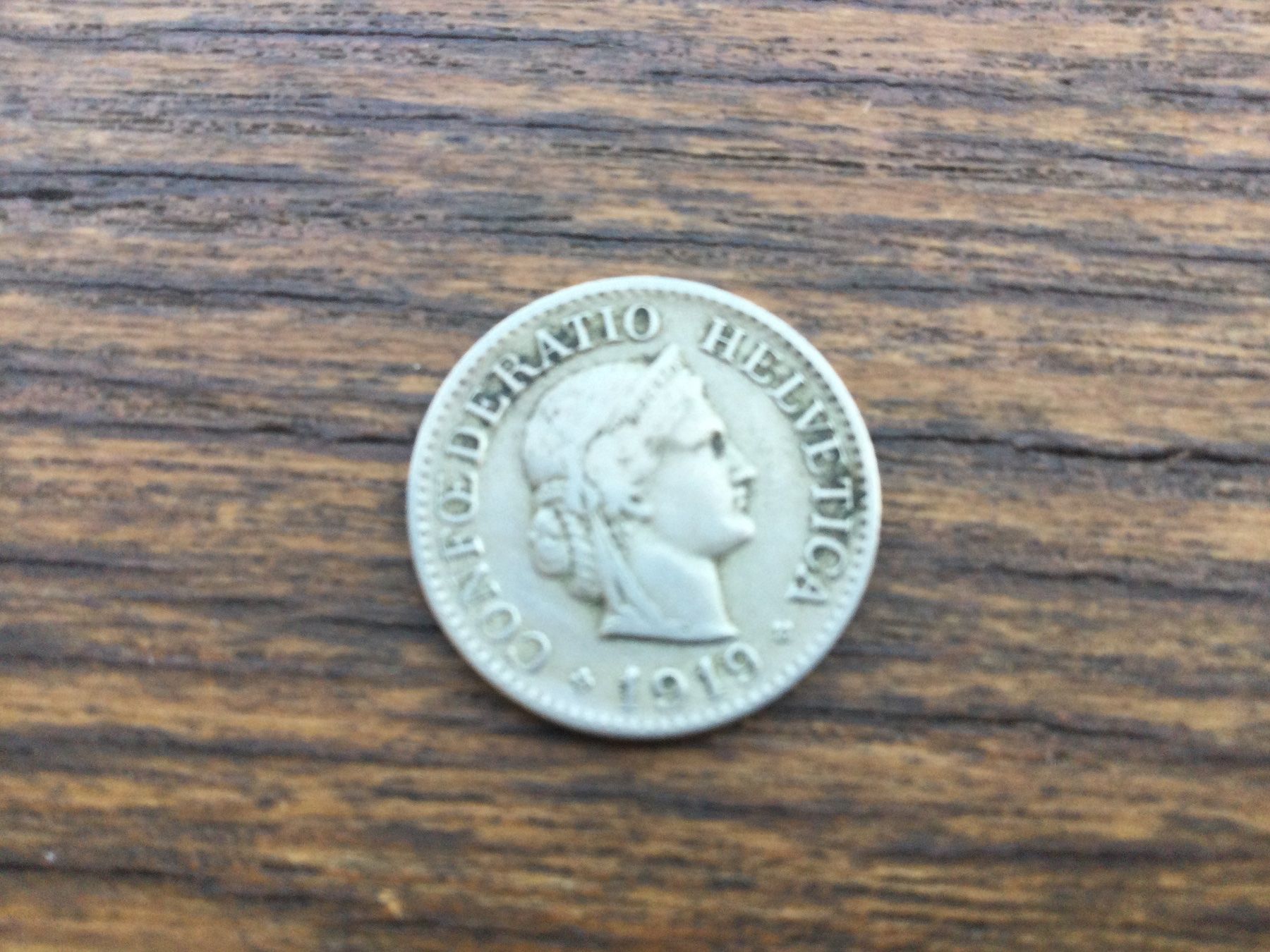 Tutti le monete: 10 Rp. 1919 – Usato da Riehen venduto da hansi999
