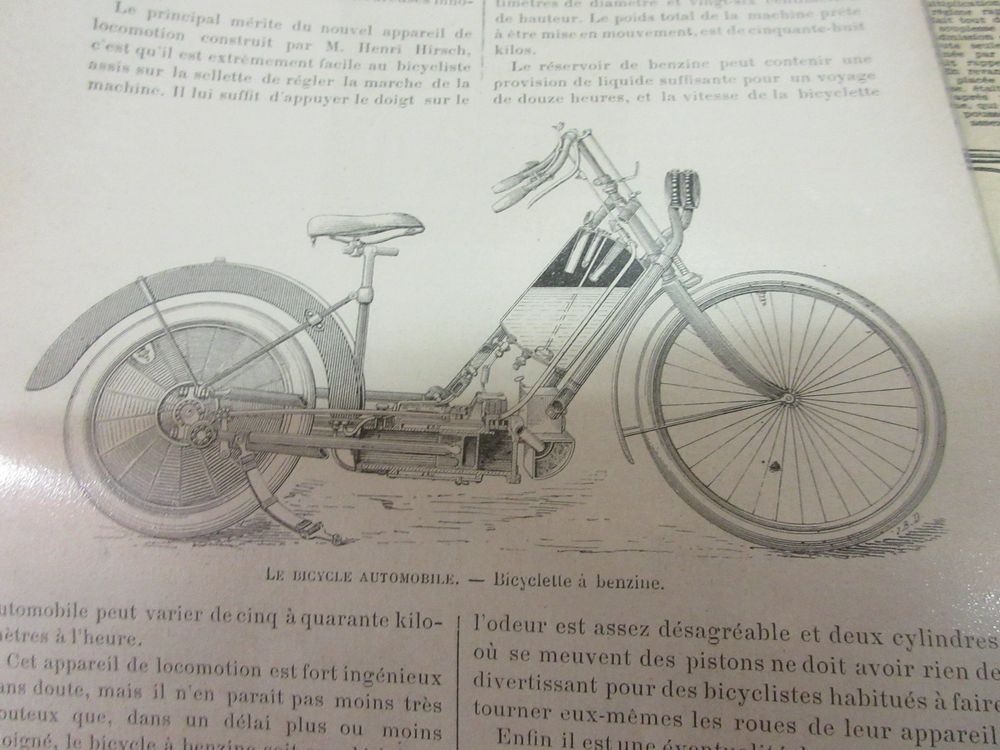 PETROLETTE OU HILDEBRAND 1ERE MOTO FABRIQUÉ EN SÉRIE (Gebraucht) in ...