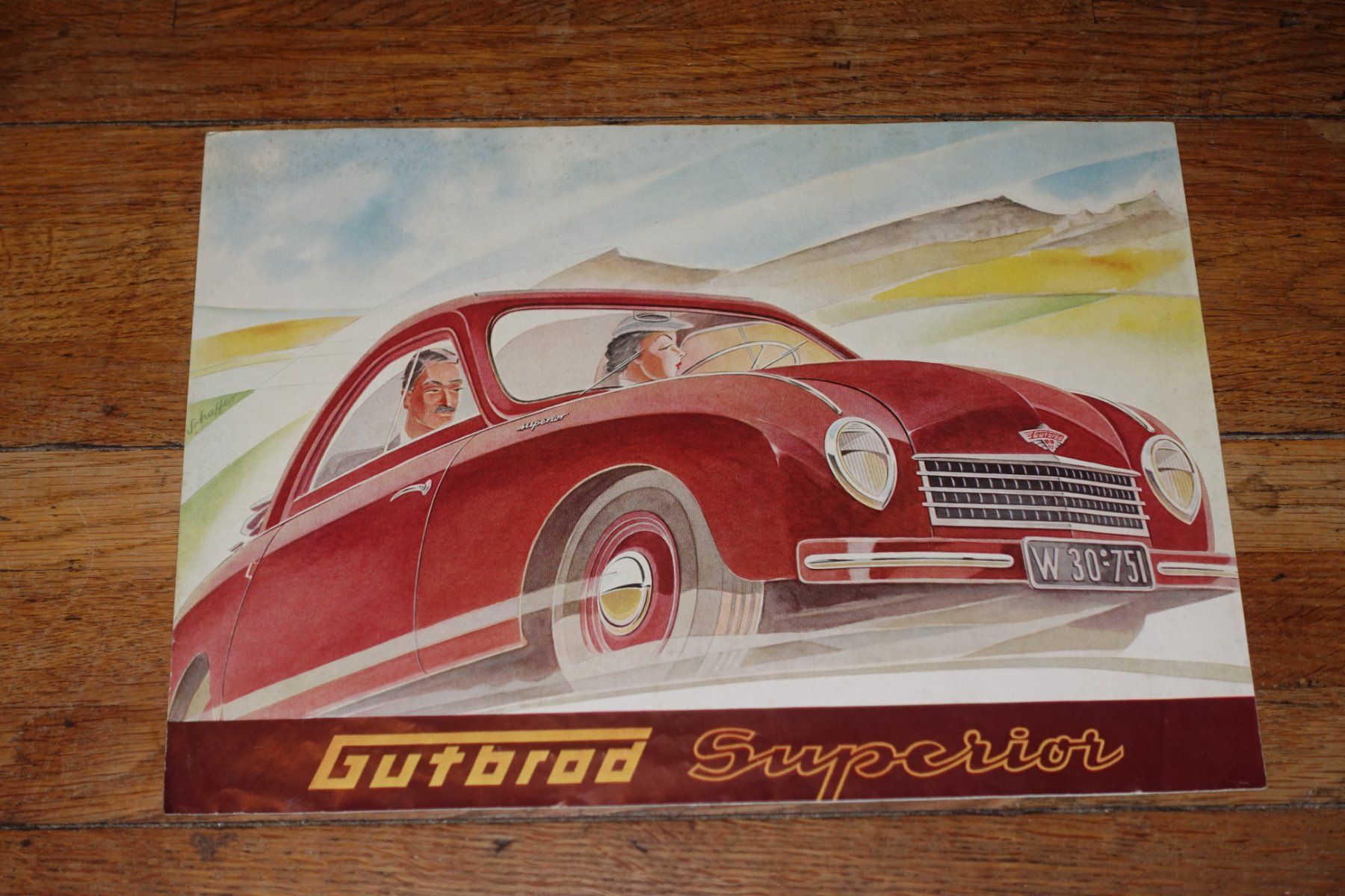 Sonstiges zum Sammeln & Seltenes: GUTBROD SUPERIOR  BROCHURE  OLDTIMER  VINTAGE – Gebraucht aus Bellevue von