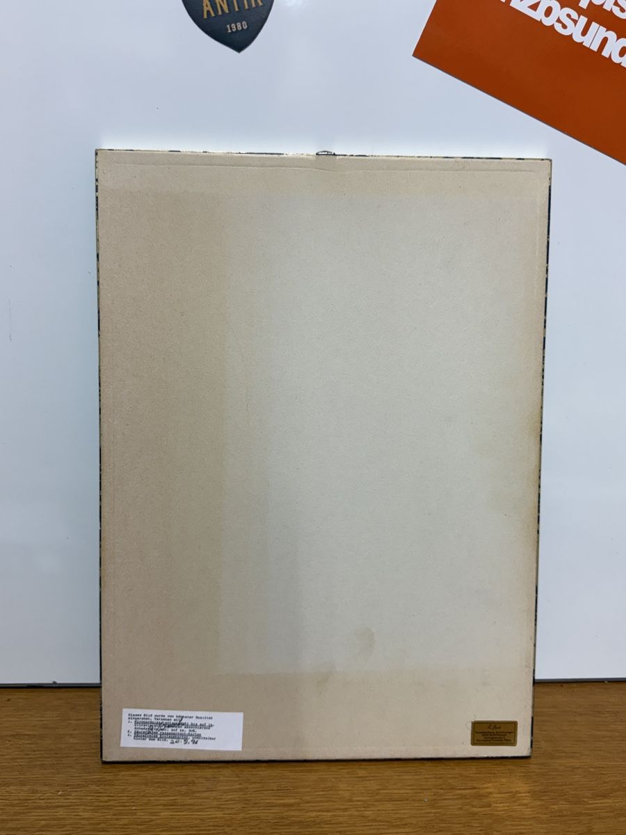 Dipinti: Signierte Zeichnung "Mann mit Baskenmuetze" – Usato da schaffhausen venduto da VintAntik_1980 6