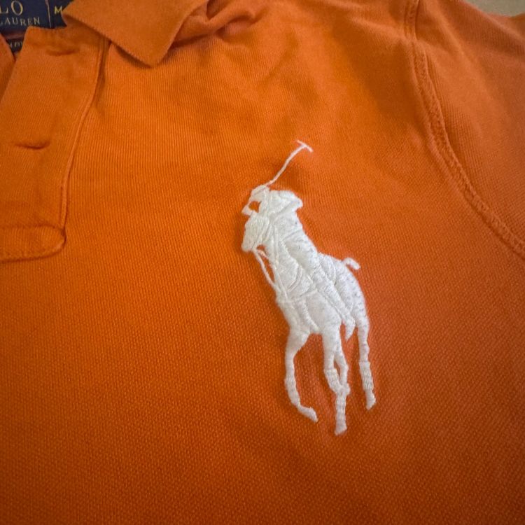 Ralph Lauren Magliette Polo: Polo Ralph Lauren Yacht Club orange poloshirt – Usato da Rheinfelden venduto da sourced_limited 1