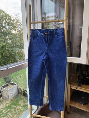 Pantalon Monki en velours côtelé bleu taille 42