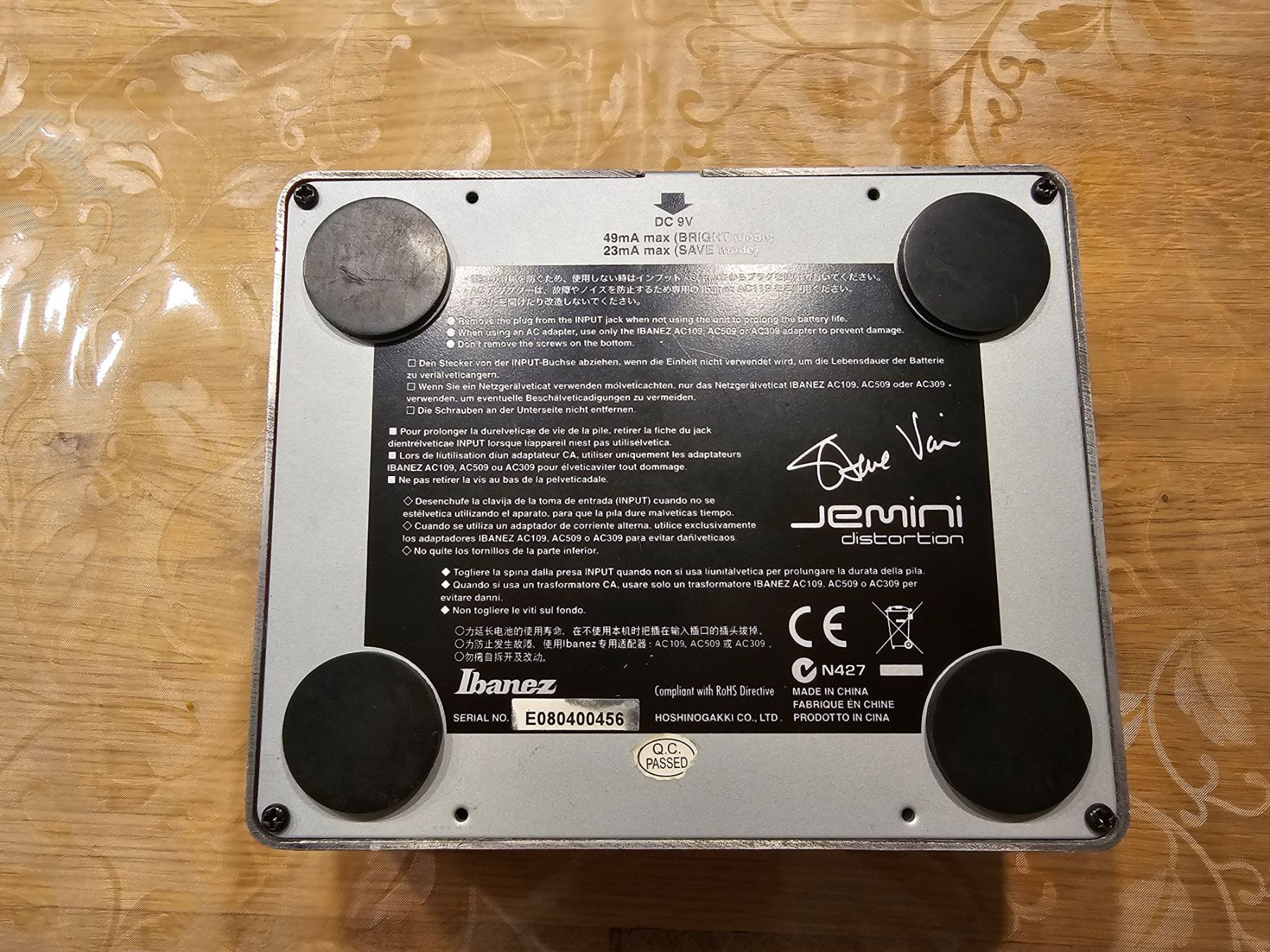 Ibanez Strumenti musicali: Ibanez Jemini Pedal – Usato da Gordola venduto da ale_z5t7 2