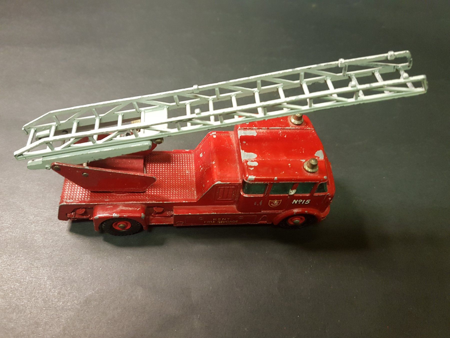 Matchbox Modellini d'auto: Matchbox King Size N° 15, Merryweather Fire Engine, Kent – Usato da Martigny venduto da Abm1000 3