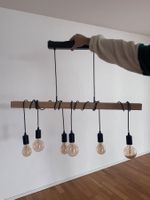 Holzlampe, Hängelampe, Design Lampe, neuwertig
