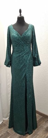 Paietten Kleid Green Gr42,46,50 und 52