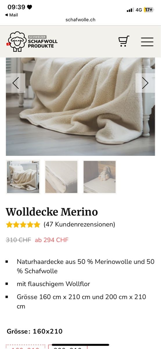 Coperte: Merino Decke – Usato da Zürich venduto da darwin3000