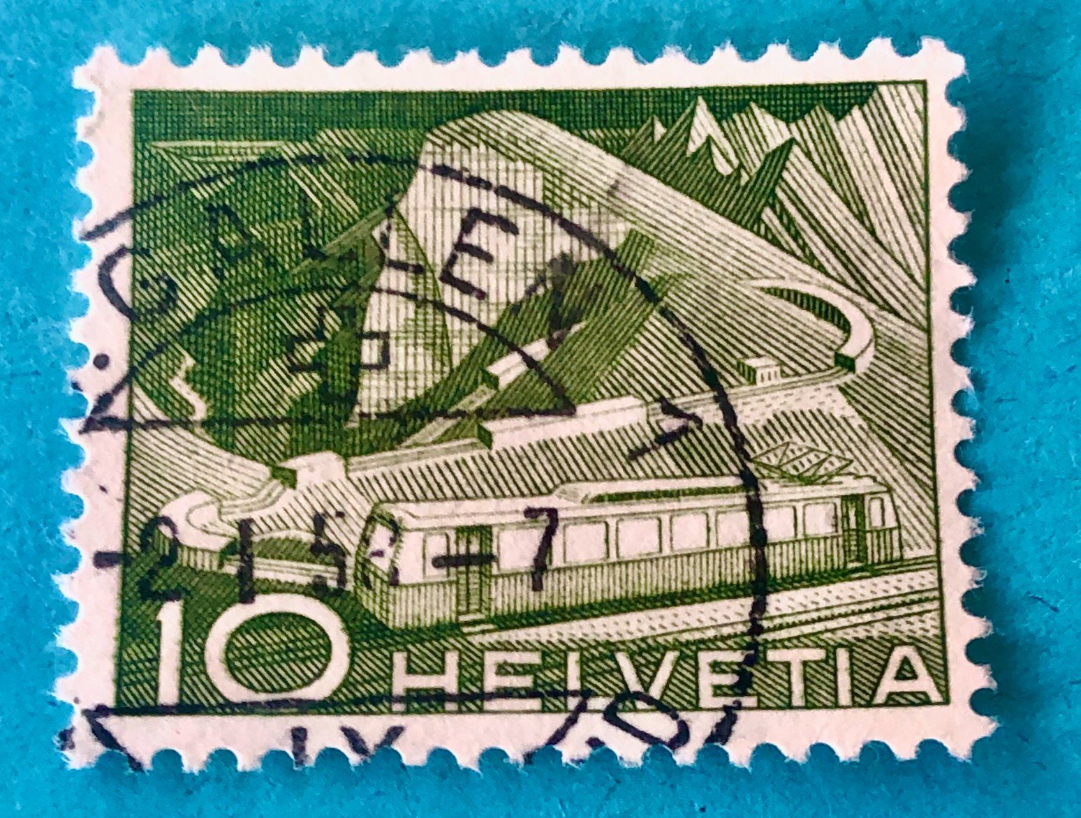 Tutti i francobolli: Nr.299 Technik und Landschaft GESTEMPELT St.Gallen – Usato da Aarau venduto da Billa007
