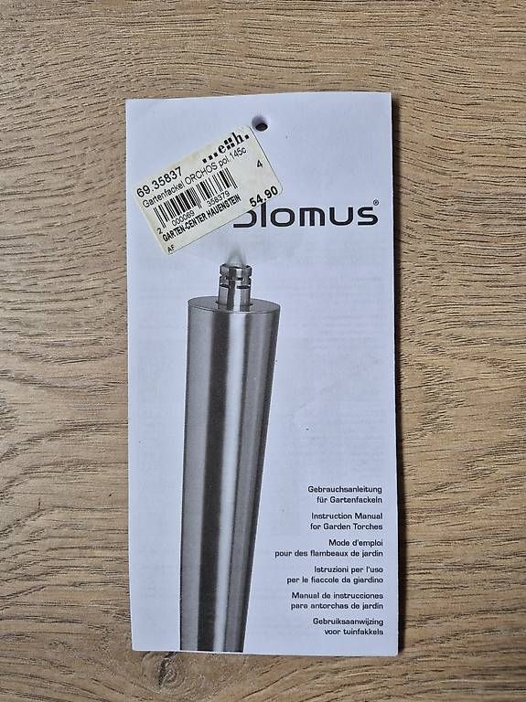 Candele: Gartenfackel "Blomus Orchos" 3x – Usato da Humlikon venduto da Holly8 2