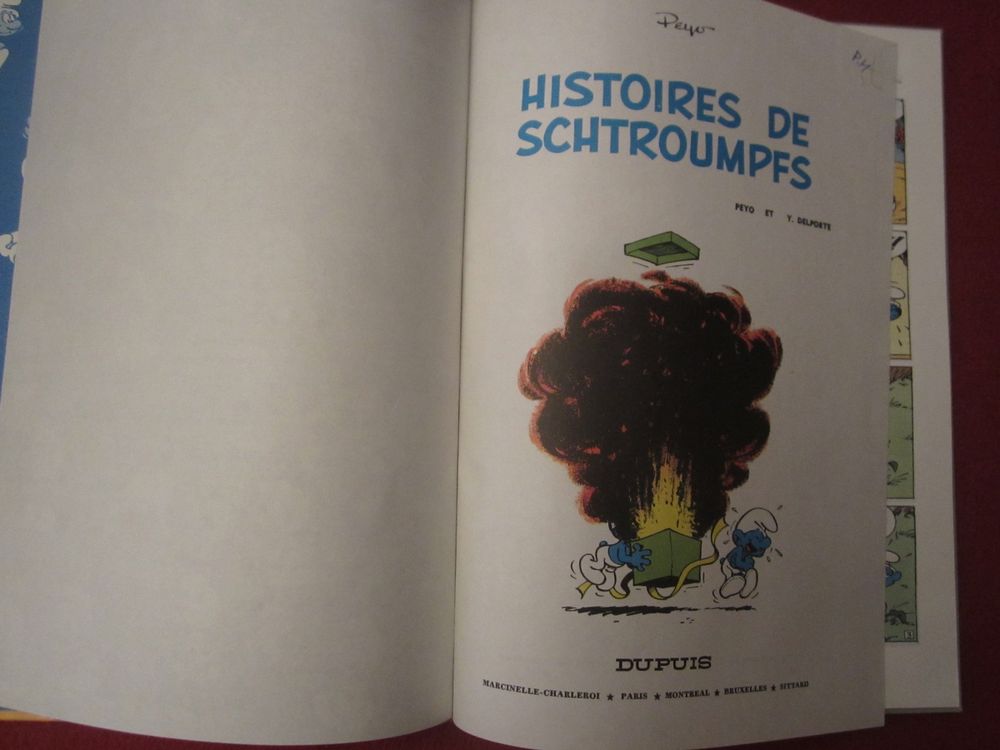 2 X DIE SCHLÜMPFELES SCHTROUMPFS (DUPUIS VERLAG 1968)FRANZ. Kaufen