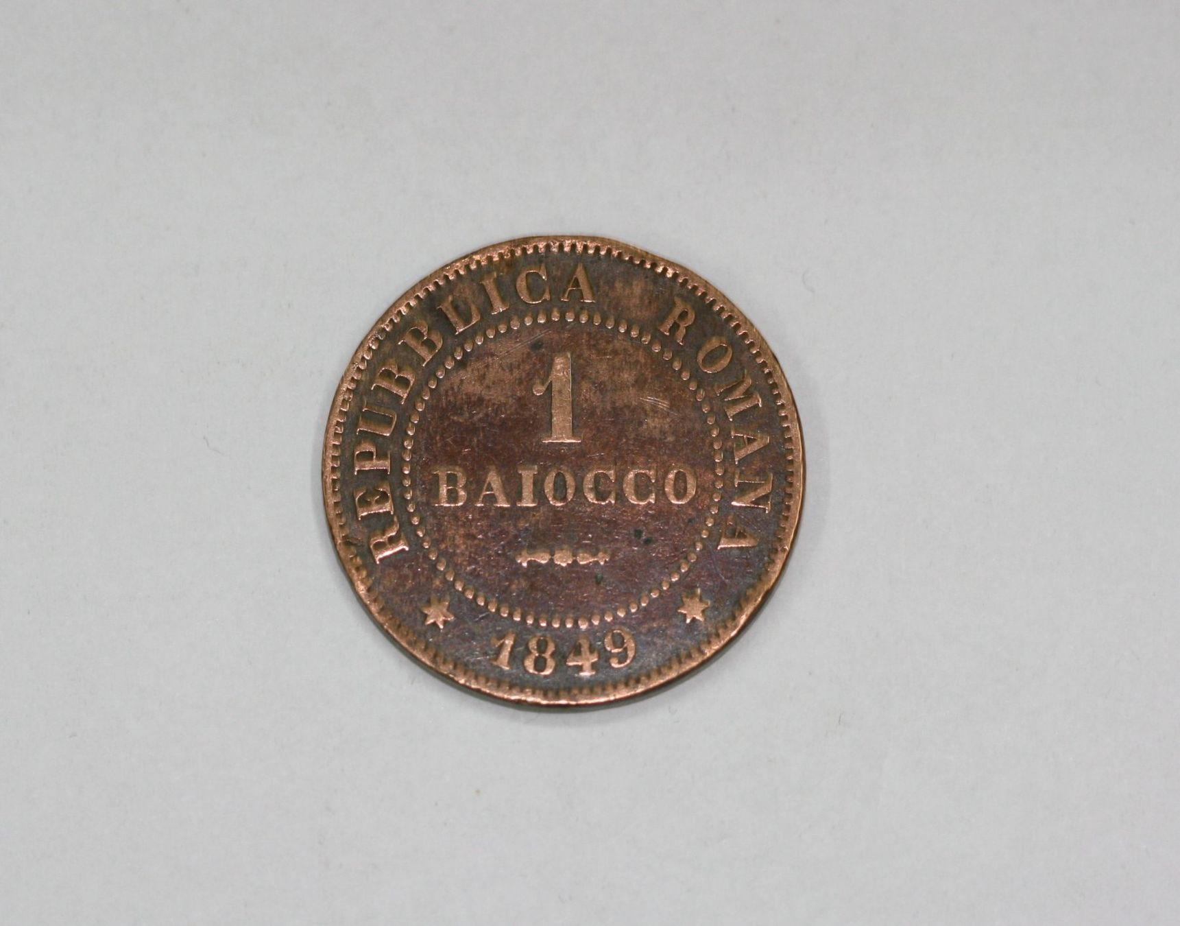Tutti le monete: 1 Baiocco 1849!! RAR – Nuovo (secondo la descrizione) da Chur venduto da Invinoveritas