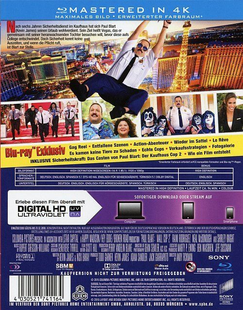 Tutti i DVDs: Der Kaufhaus Cop 2 (Blu-ray) – Nuovo (secondo la descrizione) da Volketswil venduto da Fraese1 1