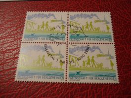 Marke Patenschaft Berggemeinde, 2015, FDC + Lose 4erb ET-o